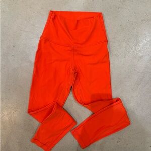 Lululemon Align high rise Solar Orange 2